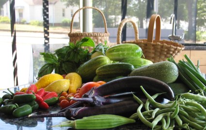 The harvest is bountiful at the Bluebird Garden and if you signed up for a box of community garden veggies we will be contacting you soon.